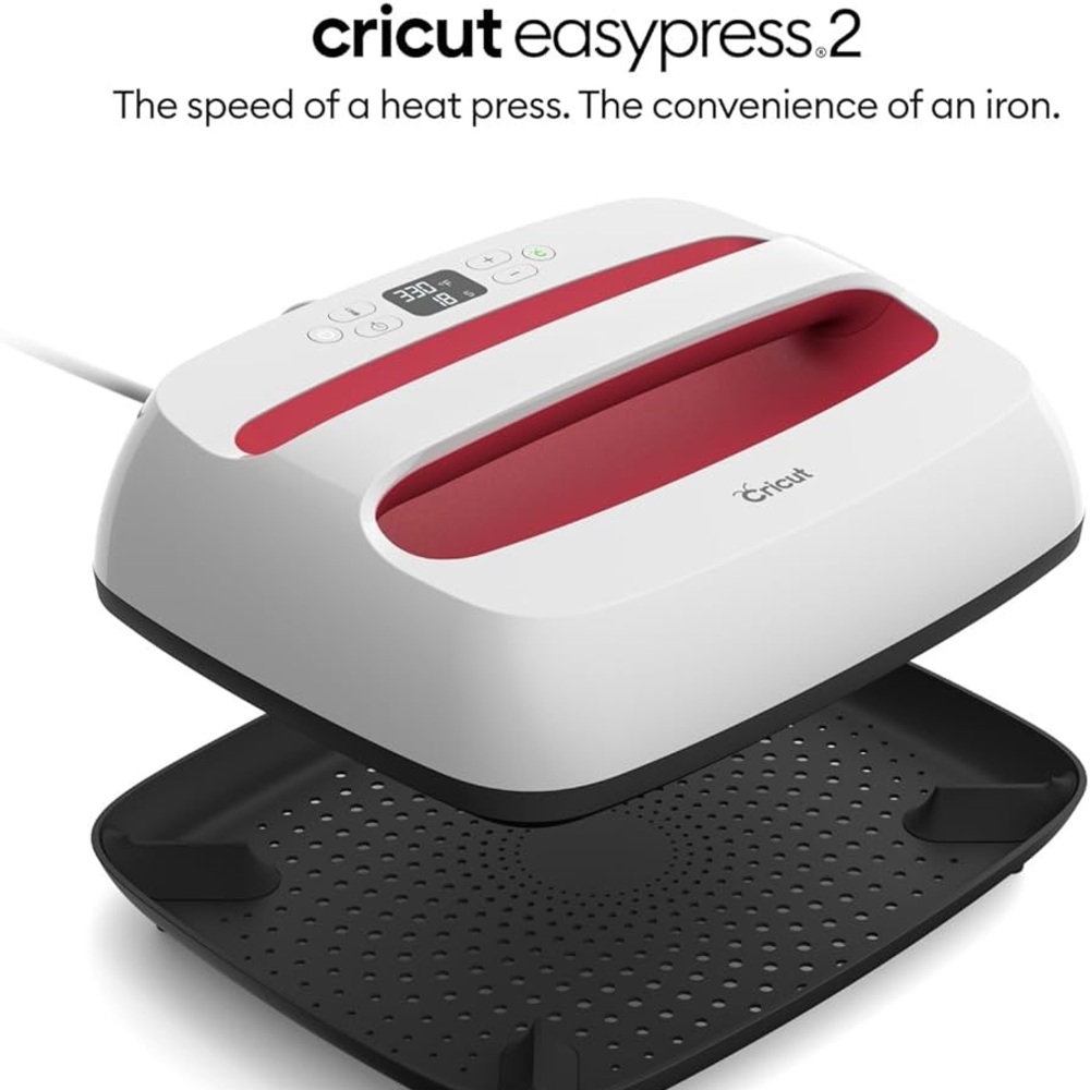 Cricut BUNDLE easy press 2 in raspberry 6x7” + easypress mat 12x12 BRAND NEW
